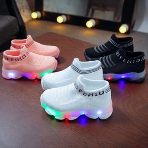 LED Sneakers för barn (Slip-On)