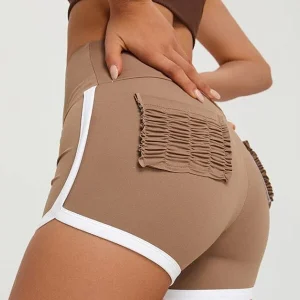 Fitnessshorts med fickor