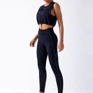 2-delat sportset med leggings och topp