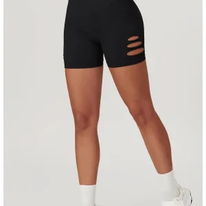 Premium-fitnessshorts med push-up-effekt och hålmönster