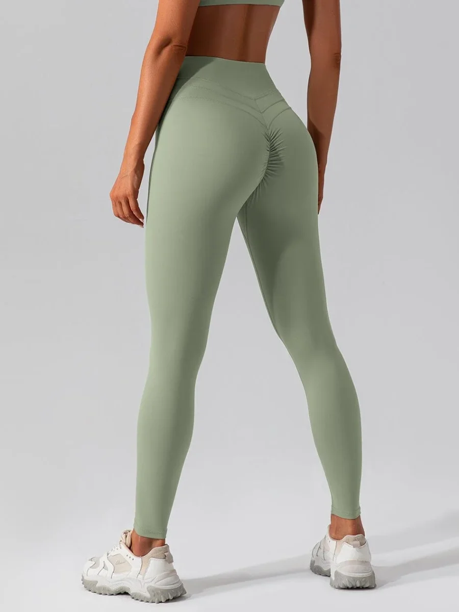 Högmidjade push-up-leggings – Amelia