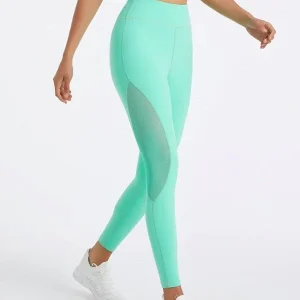 Högmidjade sportleggings i mesh – Esprit
