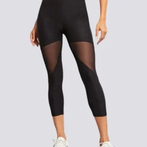 Korta svarta leggings